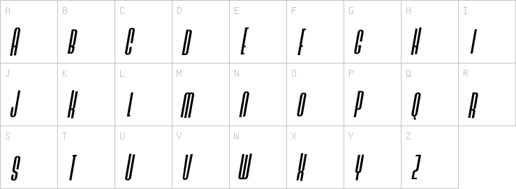 Uppercase characters