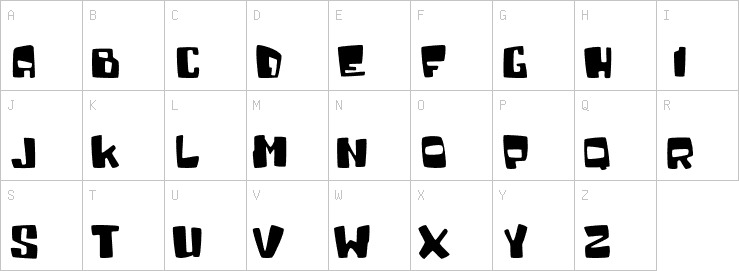 Uppercase characters