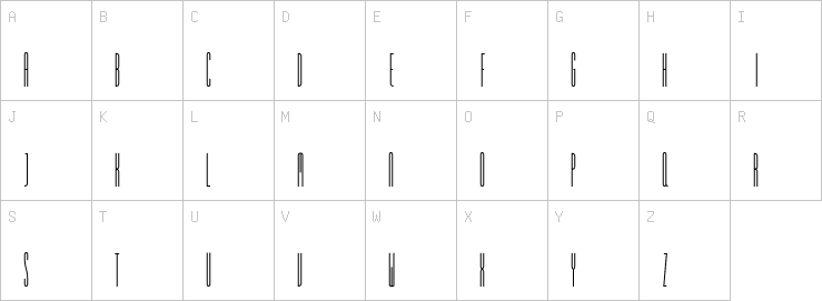 Uppercase characters