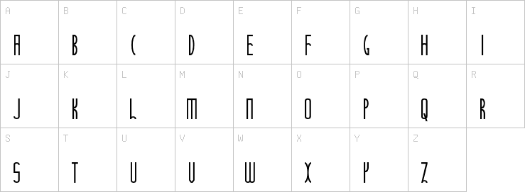 Uppercase characters