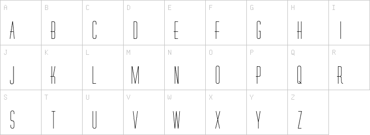 Uppercase characters