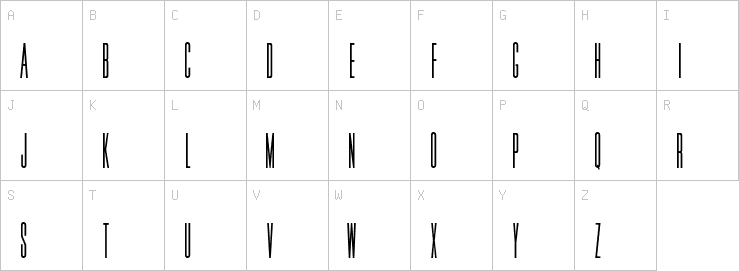 Uppercase characters