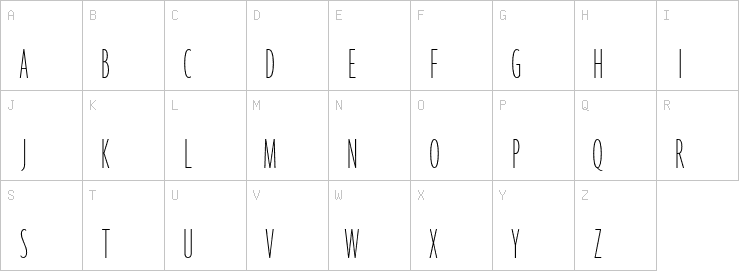 Uppercase characters