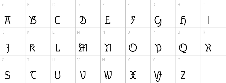 Uppercase characters