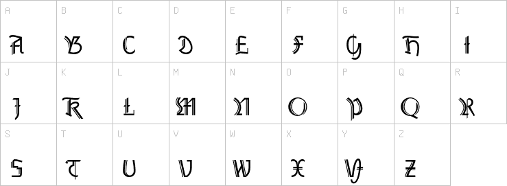 Uppercase characters