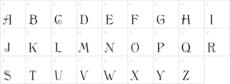 Uppercase characters