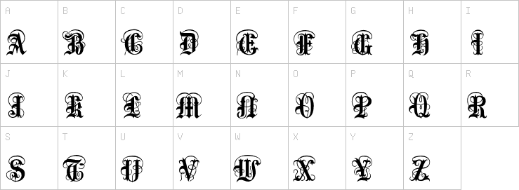 Uppercase characters