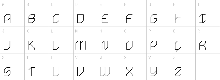 Uppercase characters