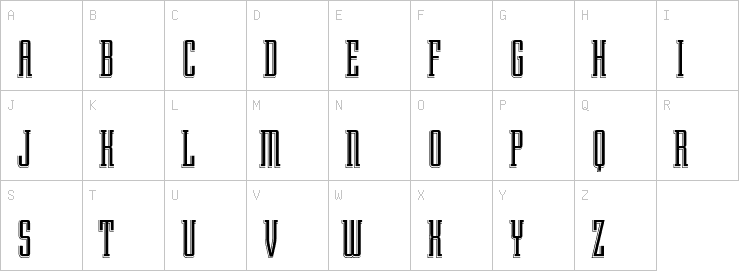 Uppercase characters