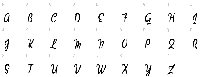 Uppercase characters