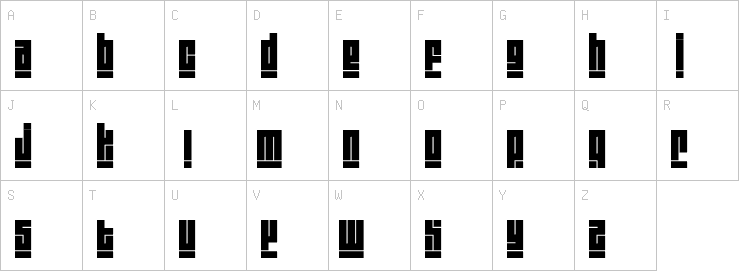 Uppercase characters