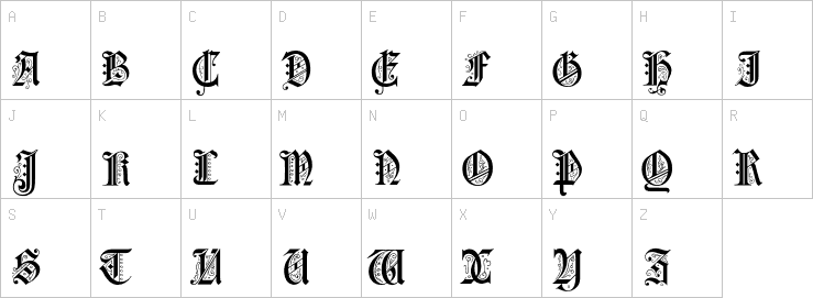 Uppercase characters