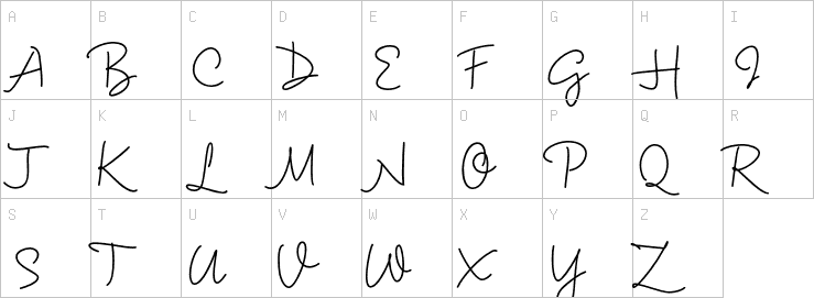 Uppercase characters