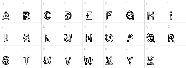 Uppercase characters