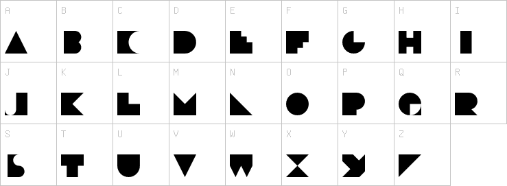 Uppercase characters