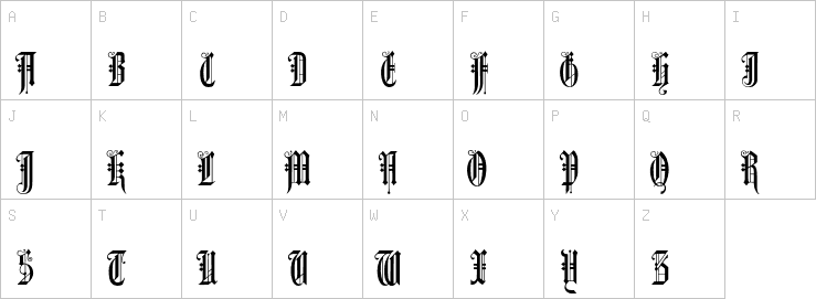 Uppercase characters