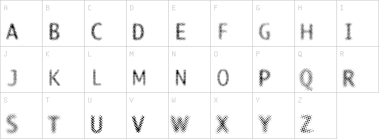 Uppercase characters