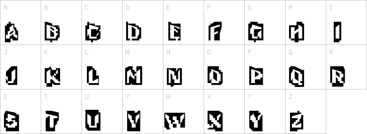 Uppercase characters