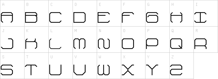 Uppercase characters