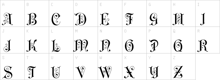 Uppercase characters