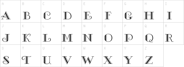 Uppercase characters