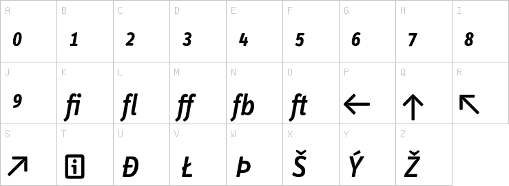 Uppercase characters