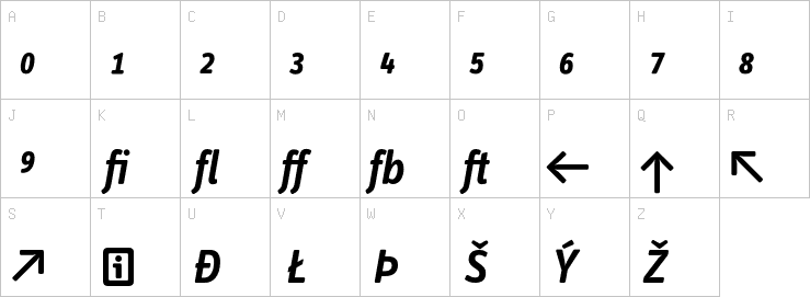 Uppercase characters