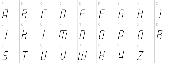 Uppercase characters