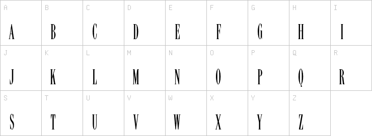 Uppercase characters