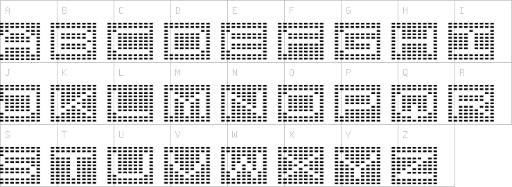 Uppercase characters