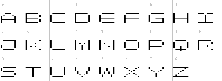 Uppercase characters