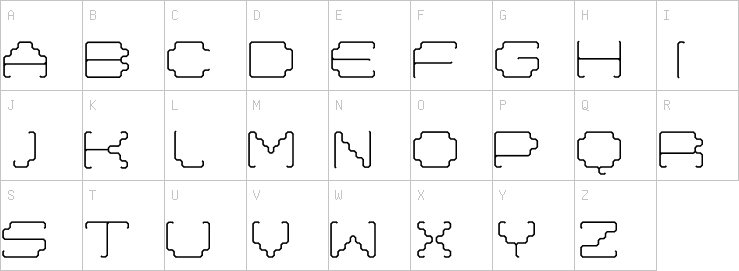 Uppercase characters