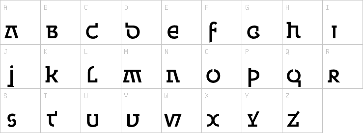 Uppercase characters