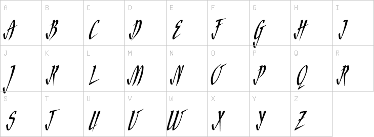 Uppercase characters