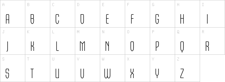 Uppercase characters