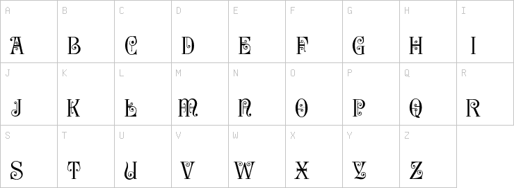 Uppercase characters