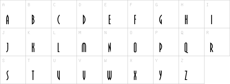 Uppercase characters