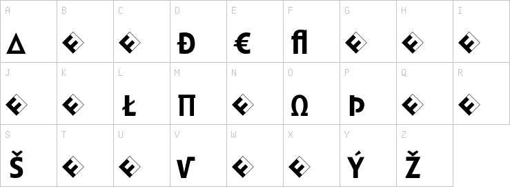 Uppercase characters