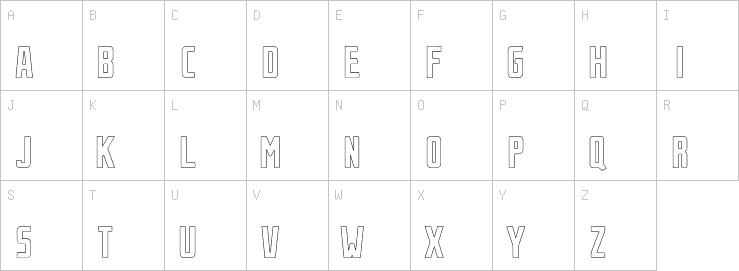 Uppercase characters