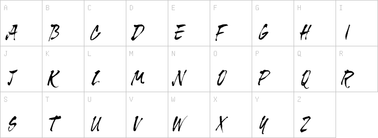 Uppercase characters