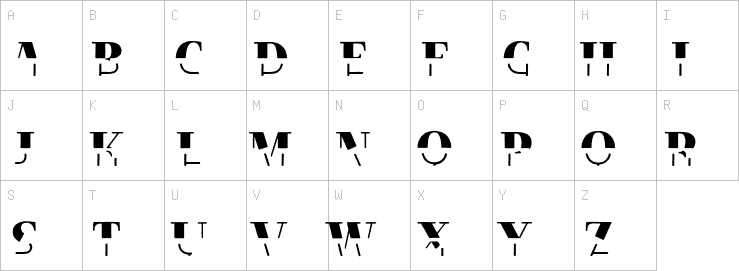 Uppercase characters