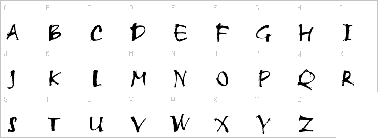 Uppercase characters