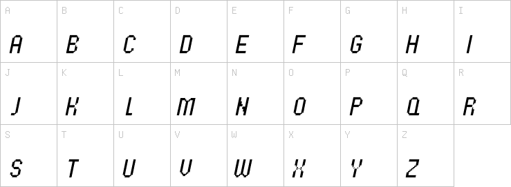 Uppercase characters