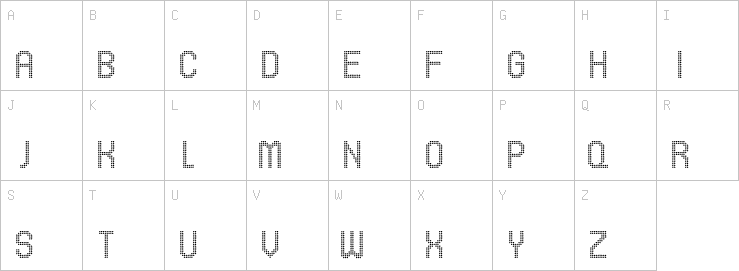 Uppercase characters