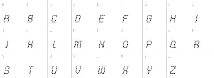 Uppercase characters