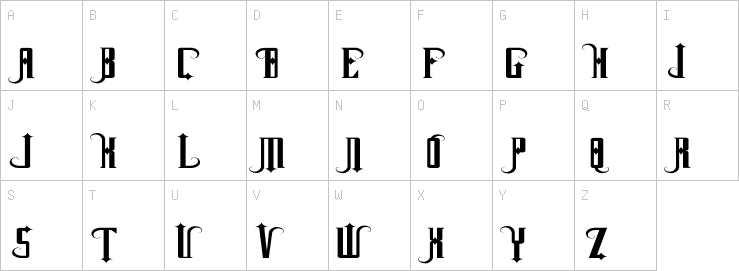 Uppercase characters