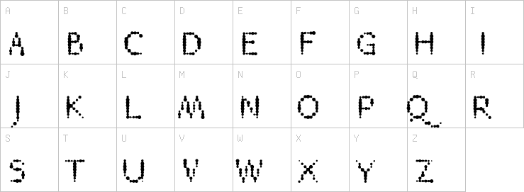 Uppercase characters