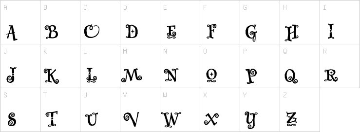 Uppercase characters