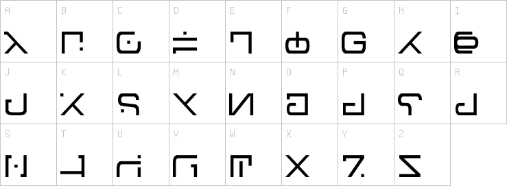 Uppercase characters