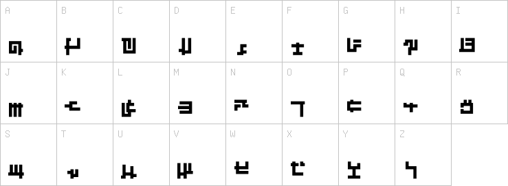 Uppercase characters